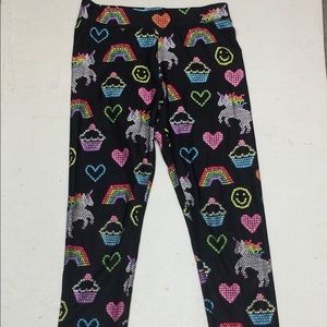 Nylon pants with cute designs